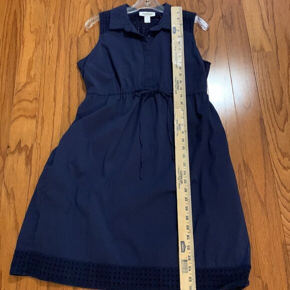 Motherhood size medium navy sleeveless maternity dress - Picture 8 of 8